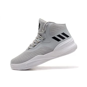 Adidas D Rose 8 Cool Grey/White-Black Shoes