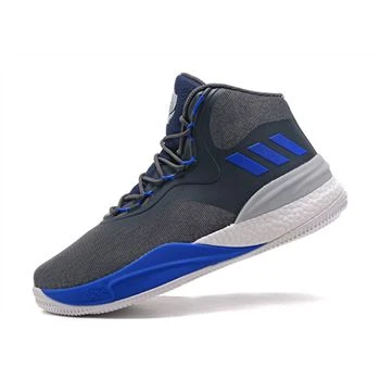 Adidas D Rose 8 Derrick Rose Grey/Royal Blue-White