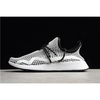 Adidas Deerupt Runner Black/White Men's and Women's Size CG6085