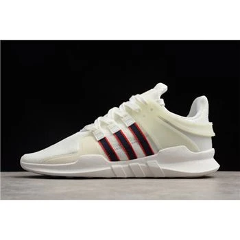 2018 Adidas EQT Support ADV Crystal White/Collegiate Navy-Scarlet BB6778
