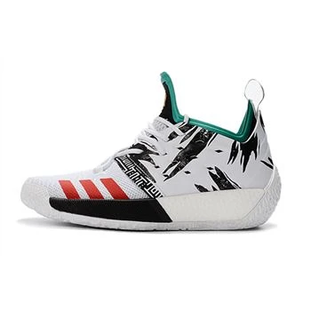 New Adidas Harden Vol. 2 White/Black/Green-Red