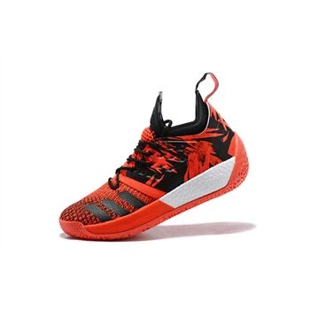 New Adidas Harden Vol. 2 James Red/Black-White Shoes