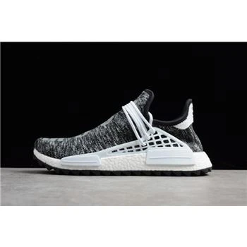 Men's Pharrell x Adidas NMD Hu Trail Core Black/Footwear White AC7359
