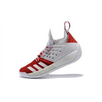 Adidas Harden Vol. 2 White/Red Basketball Shoes