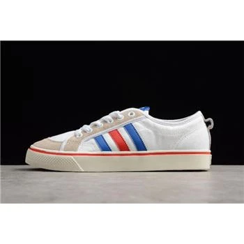 Adidas Nizza White Blue Red Shoes AF6288