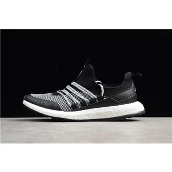 New Adidas Pure Boost Black Grey White Men's Running Shoes BA8801