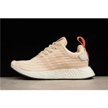 WMNS Adidas Originals NMD R2 Linen/White Running Shoes BA7260