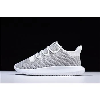 Adidas Tubular Shadow Knit Grey White Men's and Women's Size Shoes