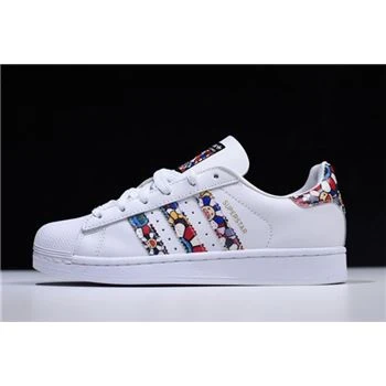 Women's Takashi Murakami x Adidas Originals Superstar II White S79159
