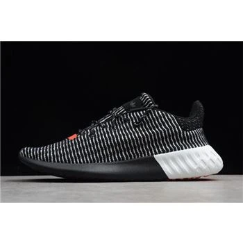 Adidas Originals Tubular Dusk Black/White-Solar Red AQ1185