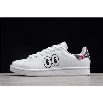 Adidas Stan Smith White/Bright Red-Bright Powder CM8417