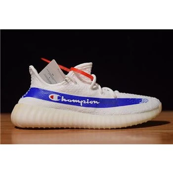 Champion x Adidas Yeezy Boost 350 V2 White Royal F36926
