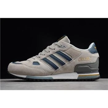 Adidas Originals ZX 750 Grey/Blue-Metallic Gold Men's Running Shoes Q35066