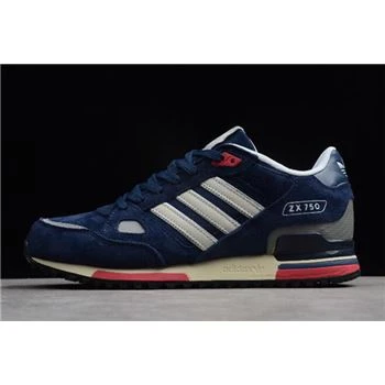Adidas Originals ZX 750 Navy Blue/White Q35065