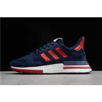 New Adidas ZX500 RM Boost Navy Blue/Red-White BB7446