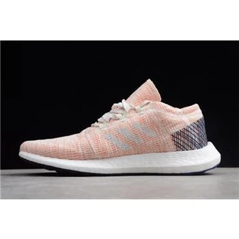 Women's Adidas Pure Boost GO Pink/White-Blue Shoes AH2326