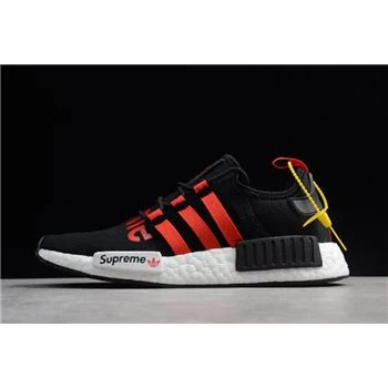 Supreme x Adidas NMD R1 Black/Gym Red-White DA8868